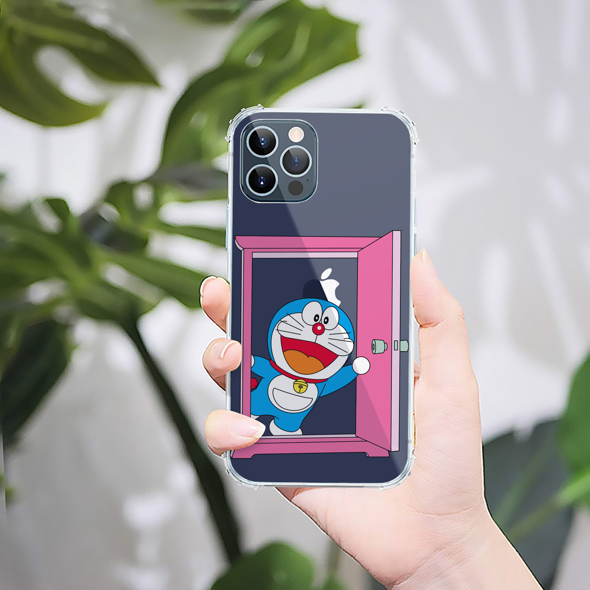 （画像用） ドラえもん Doraemon 【iPhone 12シリーズ対応】透明スマホケース（クリアソフトケース）